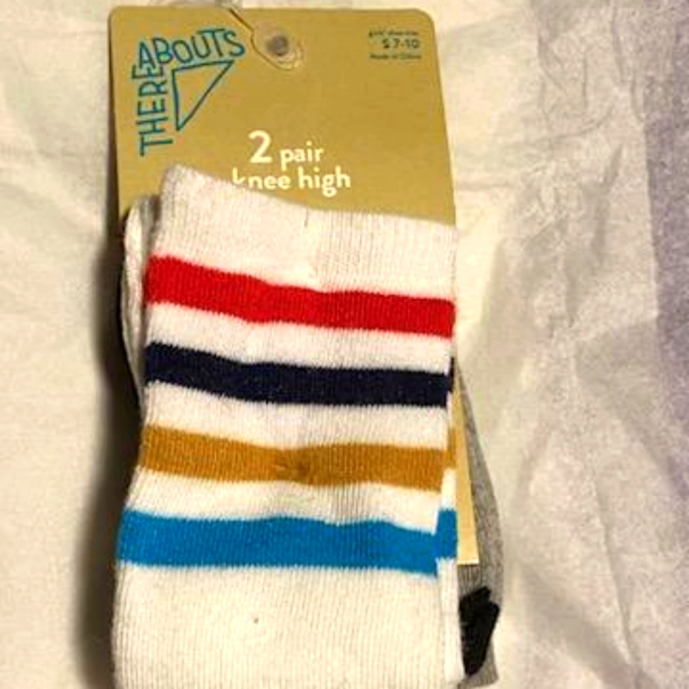 2 pair of knee-high socks NWT